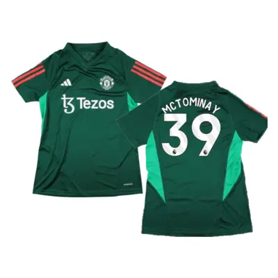 (S) Man Utd Training Shirt (Green) - Ladies (McTominay 39)