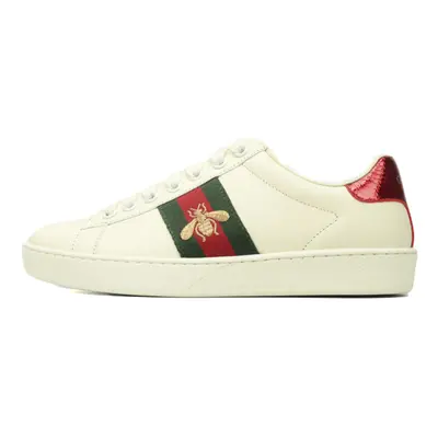 (EUR SIZE 44) GUCCI Bee Embroidered Fashion Board Shoes P360