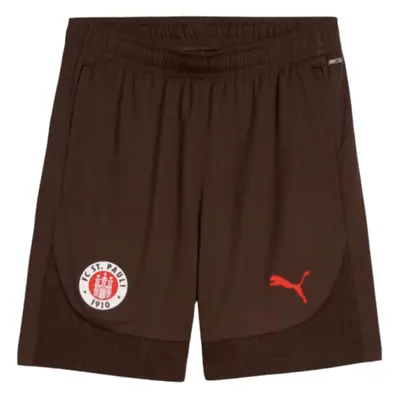 (XL) St Pauli Training Shorts (Dark Chocolate)