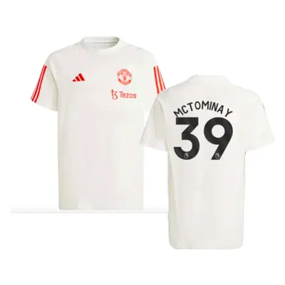 (XXL) Man Utd Training Tee (White) - Kids (McTominay 39)