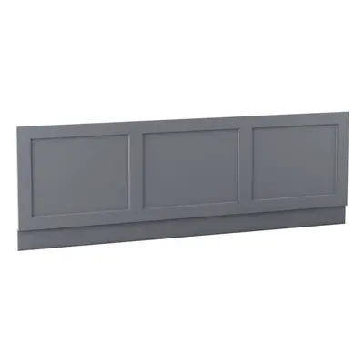 NRG Traditional Bathroom 1700mm Bath MDF Front Panel - Matte Grey