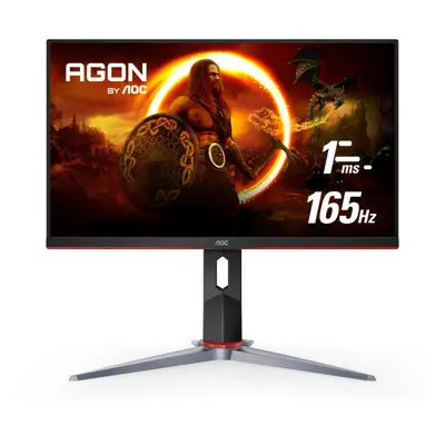 AOC Q27G2S Gaming Monitor QHD 2K 2560x1440 165Hz 1ms GSYNC Compatible Height Adjustable 3Year Ze