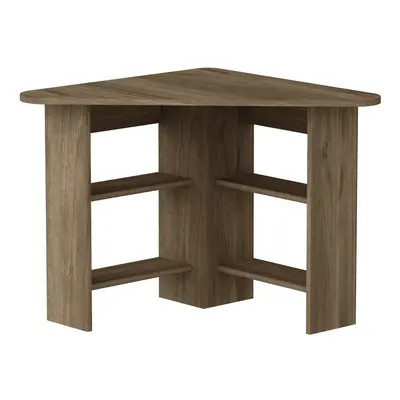 (Walnut) Gredos Computer Desk with Shelves