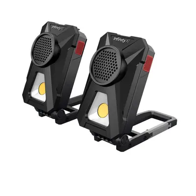 Infinity X1 Rechargeable WorkLight with Bluetooth Speaker Pack