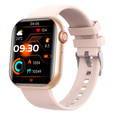 (Rose Gold) YEFWDS F108 Smart Watches, Blood Composition Analysis, 24-hour Scientific Sleep, HRV