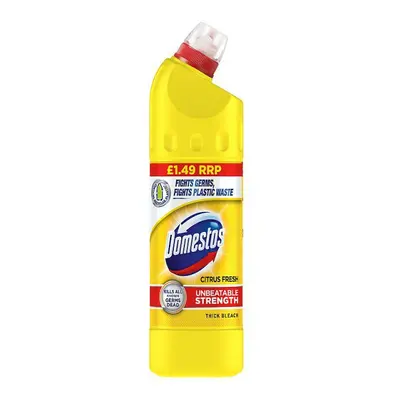 Domestos Thick Bleach Citrus Fresh ml (Case of x 750ml)