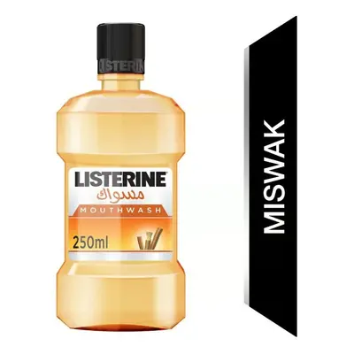 Listerine Miswak Mouthwash 250ml - Natural Benefits of Listerine Miswak Mouthwash