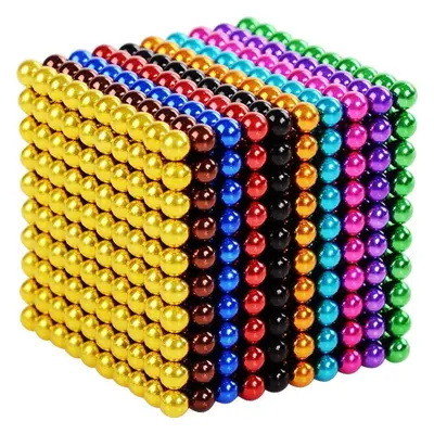 (as the picture) 5mm Colorful Buck Ball Magnetic Ball Mark Ball Beads Puzzle Rubik&apos;s Cube C