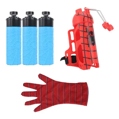 Spider Web Shooter Toy Set with Gloves & Water Jugs