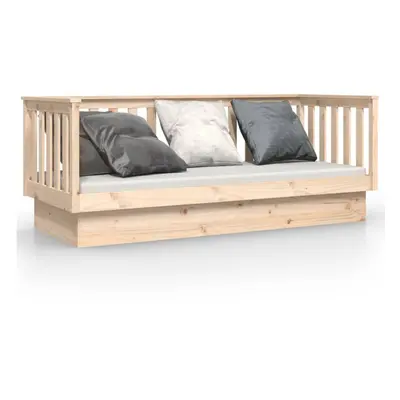 (Brown, x cm) vidaXL Solid Wood Pine Day Bed Wooden Sofa Occasional Bed Multi Colours/Sizes