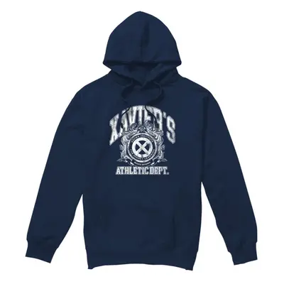 (L, Navy) Marvel Mens X-Men Athletic Dept Professor X Hoodie