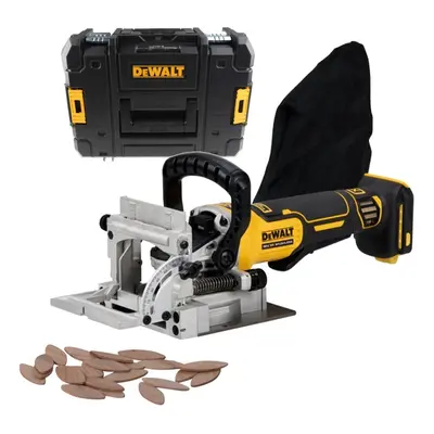 Dewalt DCW682NT 18v XR Brushless Biscuit Jointer Bare TSTAK Case + Biscuits