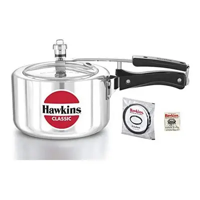 3 Litre Wide Hawkins Classic Aluminium Pressure Cooker -Stovetop Pressure Cooker