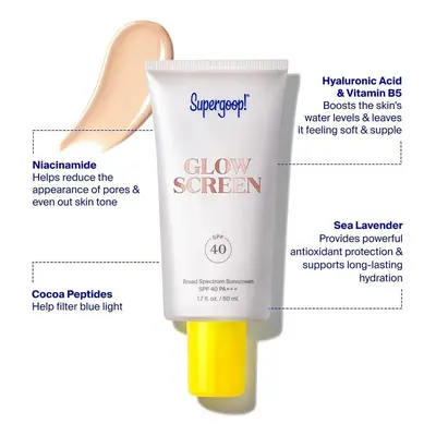 New Supergoop! Glowscreen SPF 40-1.7 fl oz