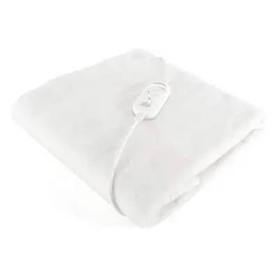 Single Electric Blanket Control 120cm x 60cm Premium Fleece Heated .