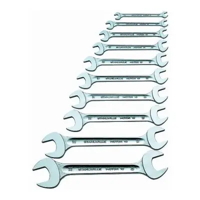 Stahlwille 10/10 "10" Double Open Ended Spanner Set, Silver