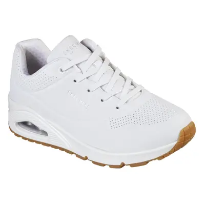 Skechers womens Skecher Street Women's Uno - Stand on Air Sneaker White 6.5 Wide US