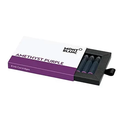 8 x Amethyst Purple Fountain Pen Ink Cartridges