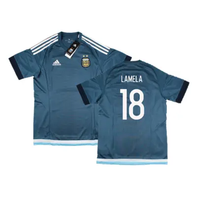 (S) Argentina Away Shirt (Lamela 18)