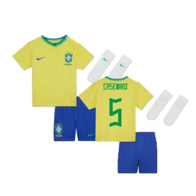 (MB) Brazil Home Little Boys Mini Kit (Casemiro 5)