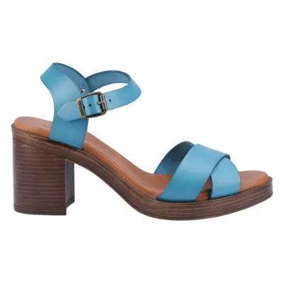 (UK 7) Hush Puppies GEORGIA Womens Sandals Aqua