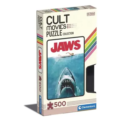 Clementoni Cult Movies Jaws Pieces, Made in Italy, Jigsaw Puzzle for Adults, Multicolor, Medium