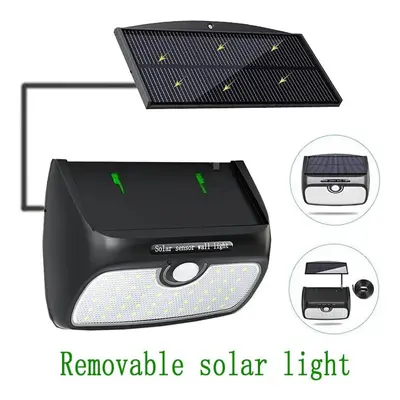 (With Remote Controller) 48LED Removable Solar Light PIR Street Light Three Modes Waterproof Lam