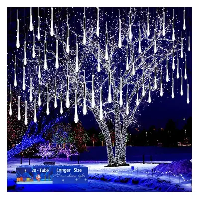 (White) Outdoor Christmas Lights, tubes (equivalent to sets of tubes) Meteor Shower Lights Fairy