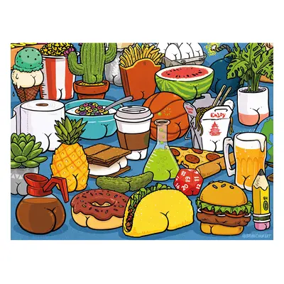 Ceaco - Brian Cook - Butts on Things - Piece Jigsaw Puzzle