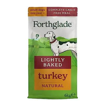 Forthglade Dry Dog Food, Turkey & Sweet Potato Lightly Baked Natural Dog Food, Grain Free Food f