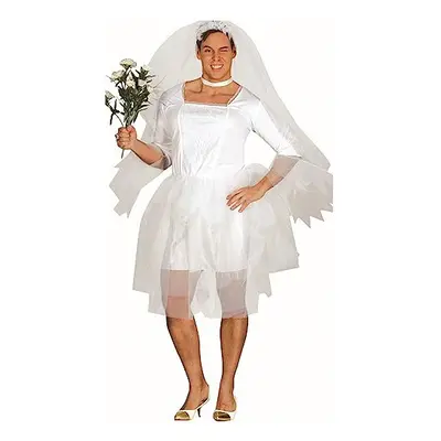 Male Bride JGA Costume for Strong Men - Wedding Dress Stag Night Costume for Men Size 56-58 | Ca