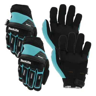 (Extra Large, Pairs) Makita Advanced Impact Demolition Gloves Touchscreen Smart Phone Compatible