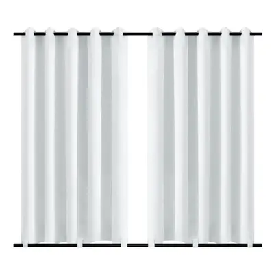 (white, 71&apos;&apos;*108&apos;&apos;-1 Panel) Waterproof Extra Large Patio Curtains Windproof 