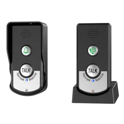 (black, 1v1) 2.4ghz Wireless Audio Intercom Door Phone Two Way Voice Doorbell H8 Voice Sender&re