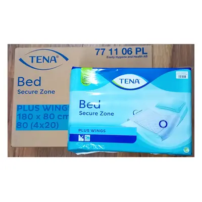 Tena Bed Pads Plus Wings 80cm x 180cm Pack of Case of - REF: