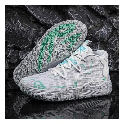 (white, 41) Summer Men&apos;s Fashion High-quality Basketball Shoes Breathable Sport Shoes Tenni