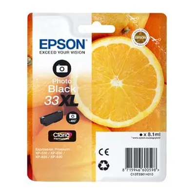 Epson C13T33614010 8.1ml 400pages Black ink cartridge