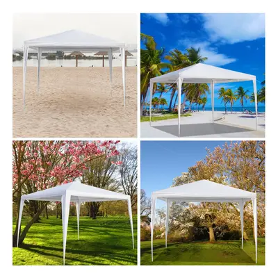 3x3m Garden Waterproof Gazebo Marquee Party Tent Wedding Canopy White