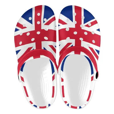 (Union Jack - Best of British_9781) Garden Clogs Shoes for Mens & Womens & Kids Clog Slippers Sa