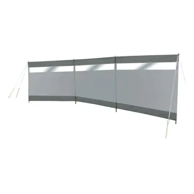 Bo-Camp Windbreak with Window "Dennis" 500x140 cm Grey