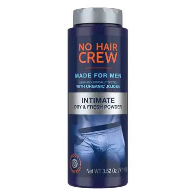 'No Hair Crew | Intimate Dry & Fresh Body Powder for Men | Sweat Defense and Odor Control Deodor