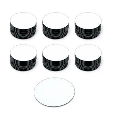 12cm Pack Of Seventy Two Round Glass Coaster Decorative | Piece Mirror Glass Display Candle Plat