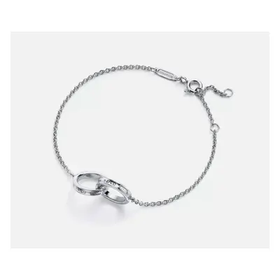 Tiffany Interlocking Circles Chain Bracelet in Silver