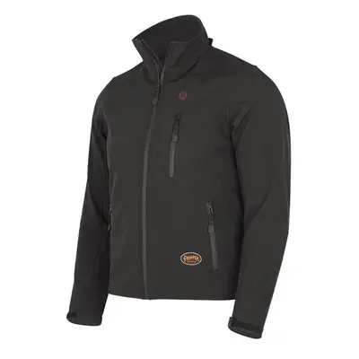 Pioneer SRWV1210370U-M Mens Heated Softshell Jacket, Black - Medium