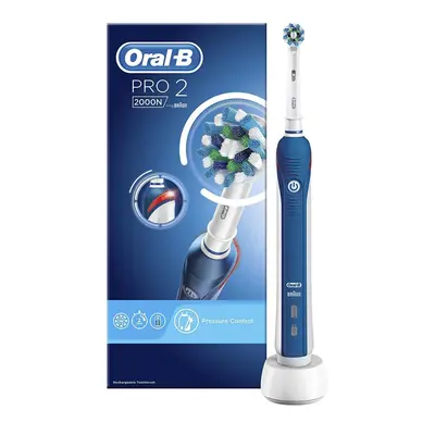 Braun Oral-B PRO2000 CrossAction 3D Clean Electric Rechargeable Power Toothbrush