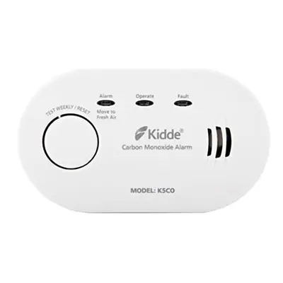 Kidde 5CO Year Battery Powered Carbon Monoxide Alarm