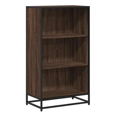 (brown oak, cm) vidaXL Book Cabinet Brown Oak 60x35x107.5 cm Engineered Wood bookcase