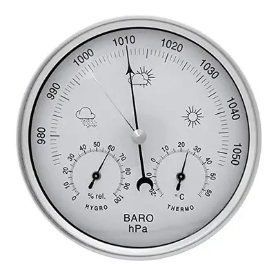 JAOK Analog Barometer with Thermometer Hygrometer, in Weather Station for Indoor and Outdoor,Sai