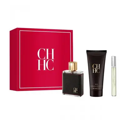 Ch By Carolina Herrera Pcs Set For Men: 3.4 Eau De Toilette + 0.34 Eau De Toilette + 3.4 After S