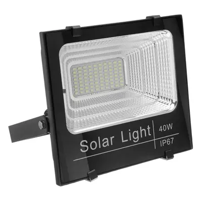 (25W) 25w/40w/60w Solar Flood Light Solar LED Spotlight W/ Manual/Remote Control Solar Panel IP6